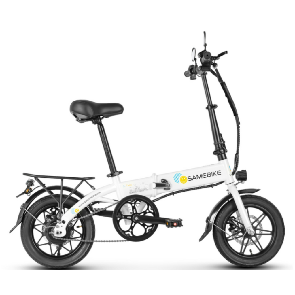 Vélo électrique pliable 250W YINYU14 blanc format compact pour ville