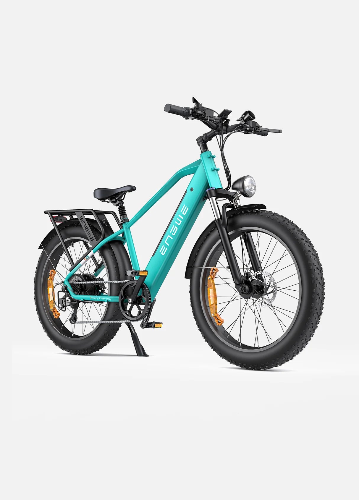 Fat bike ENGWE E26 High-step gemme bleue bourdon 250W 26 pouces vue de coté droit