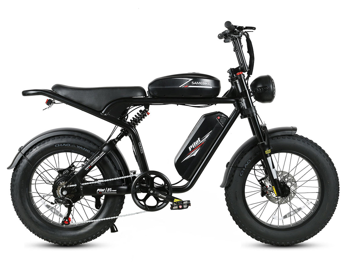 SAMEBIKE M20-III Fat Bike électrique double moteur vue de profil droit