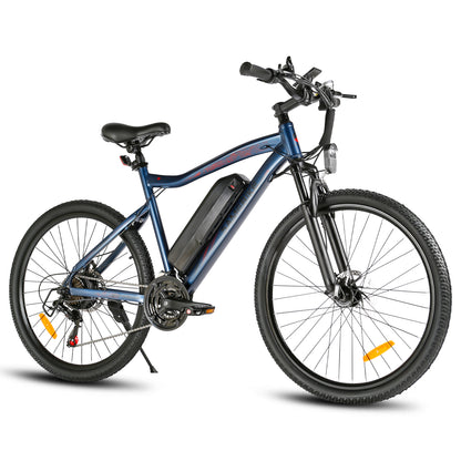 VTT électrique SAMEBIKE SY26-II bleu autonomie jusqu’à 70 km E-VELO