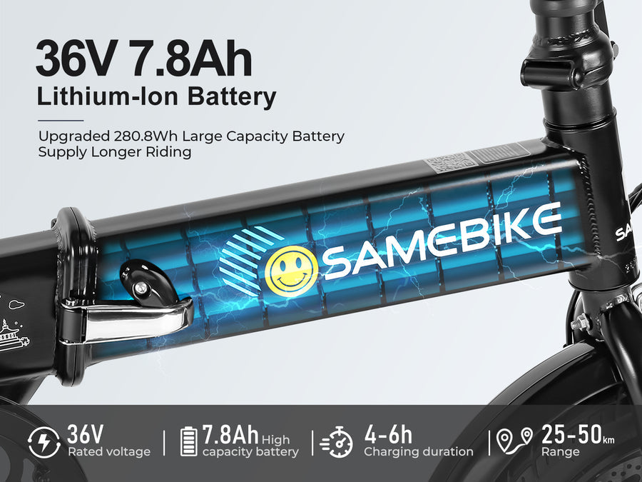 Batterie 36V 7,8Ah SAMEBIKE YINYU14