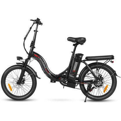 SAMEBIKE CY20 noir 350 W 20" vue de profil gauche E-VELO
