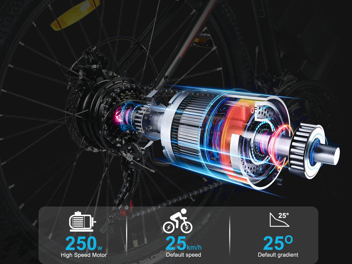 SAMEBIKE EBE2 batterie amovible 36V 13Ah