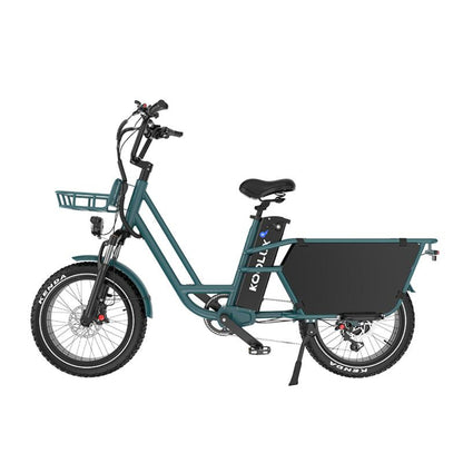 KOOLUX X7 Pro avec panier avant vue de profil gauche E-VELO