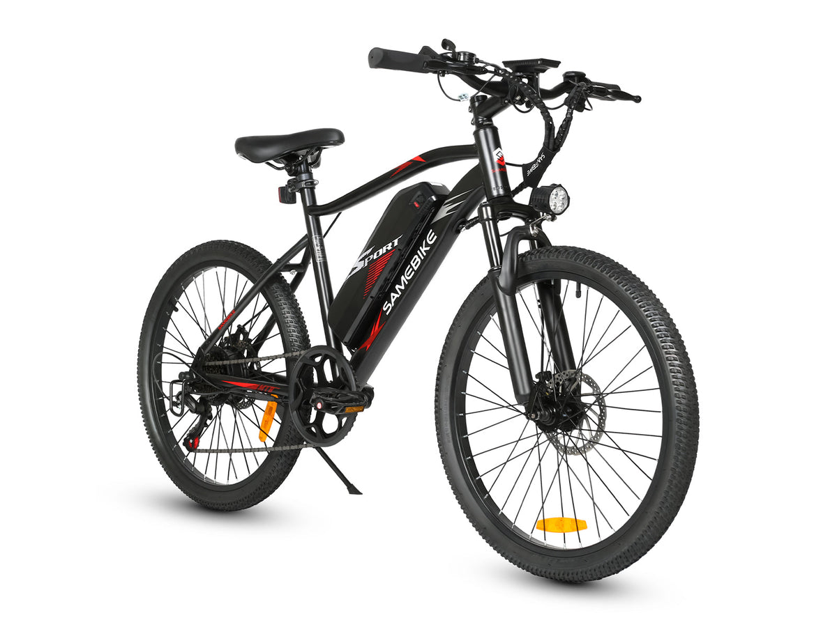 SAMEBIKE EBE2 VTT électrique vue de face E-VELO