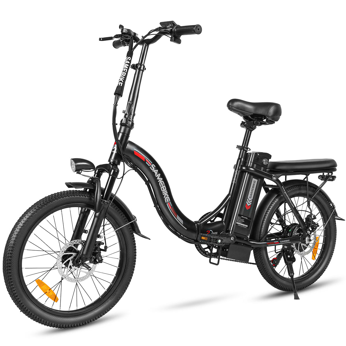 SAMEBIKE CY20 noir 350 W 20" vue de coté gauche E-VELO