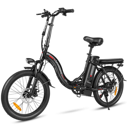SAMEBIKE CY20 noir 350 W 20" vue de coté gauche E-VELO