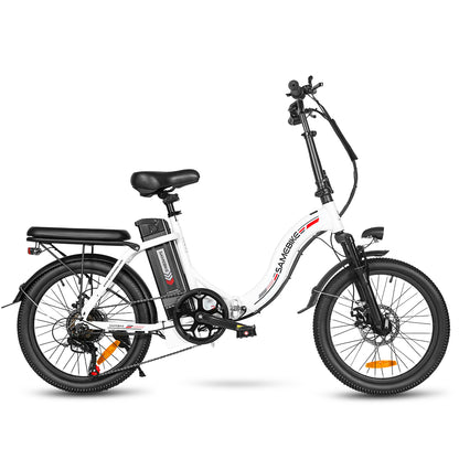 SAMEBIKE CY20 blanc 350 W 90 km d'autonomie