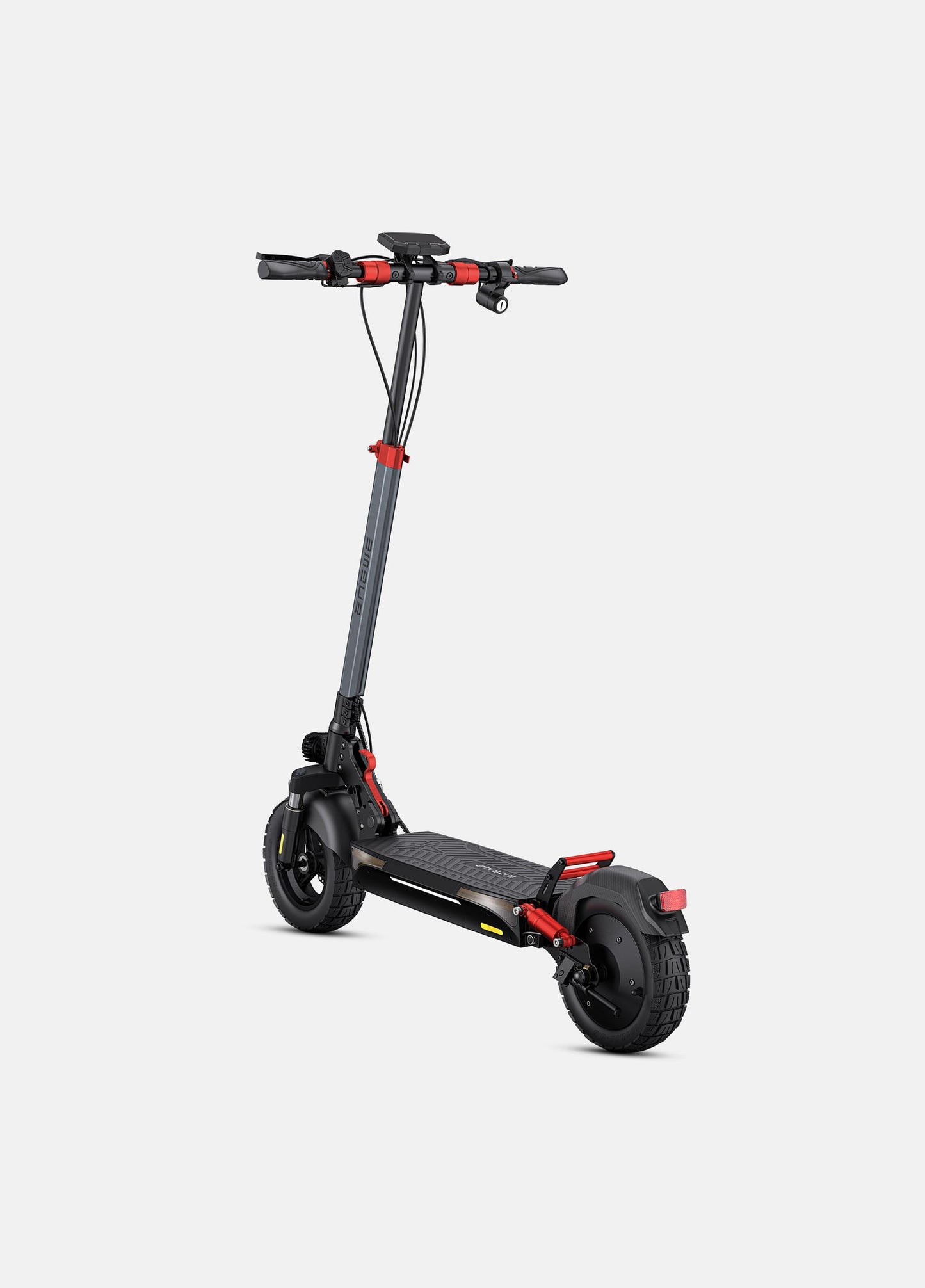 Trottinette électrique ENGWE Y600 48V tout-terrain grise vue arrière de coté gauche