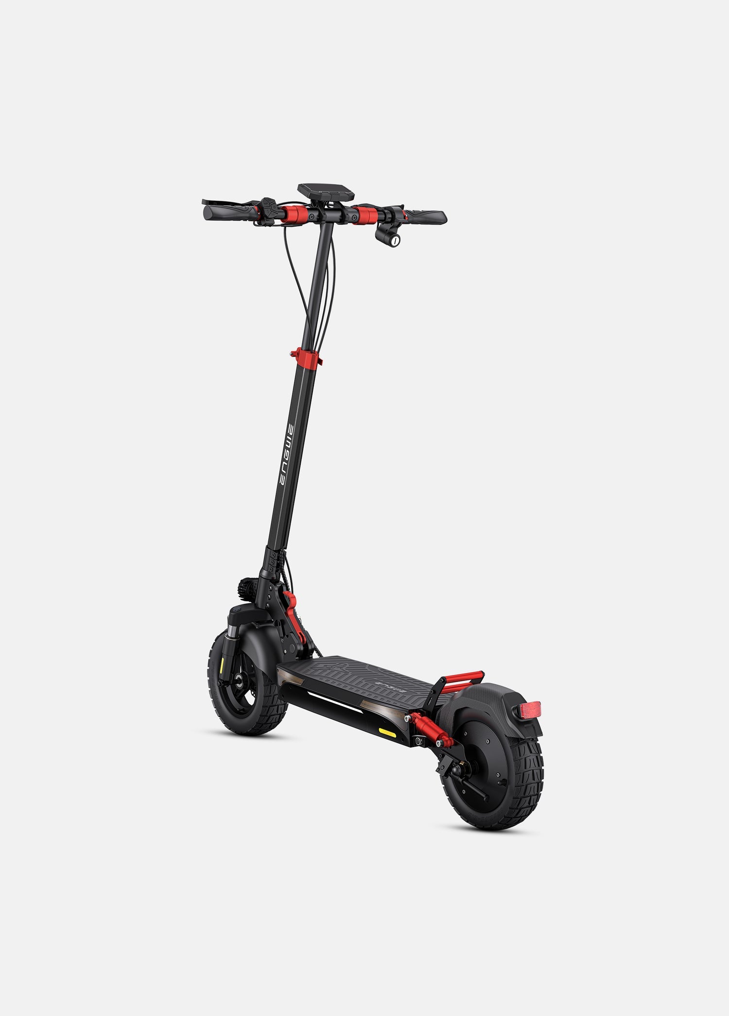 Trottinette électrique ENGWE Y600 48V tout-terrain noire vue arrière de coté gauche