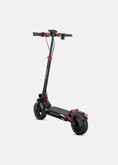 Trottinette électrique ENGWE Y600 48V tout-terrain noire vue arrière de coté gauche