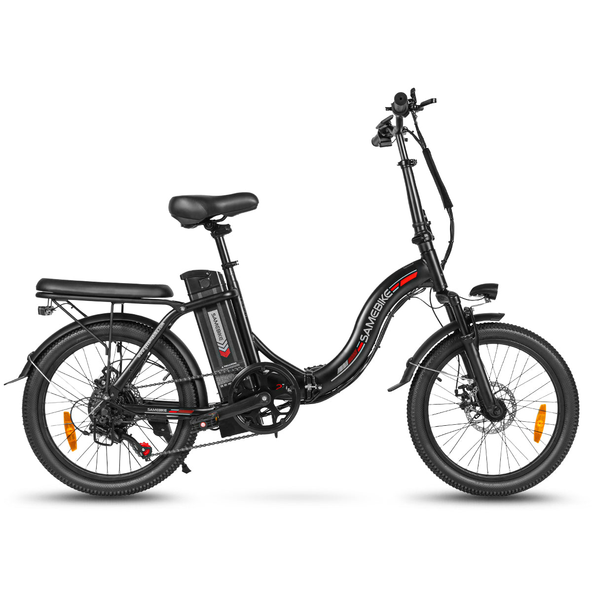 SAMEBIKE CY20 noir 350 W 90 km d'autonomie