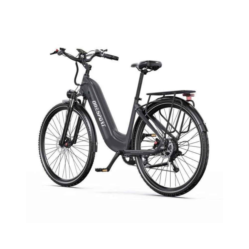ONESPORT OT05 PRO gris galaxie vue arrière de coté gauche E-VELO