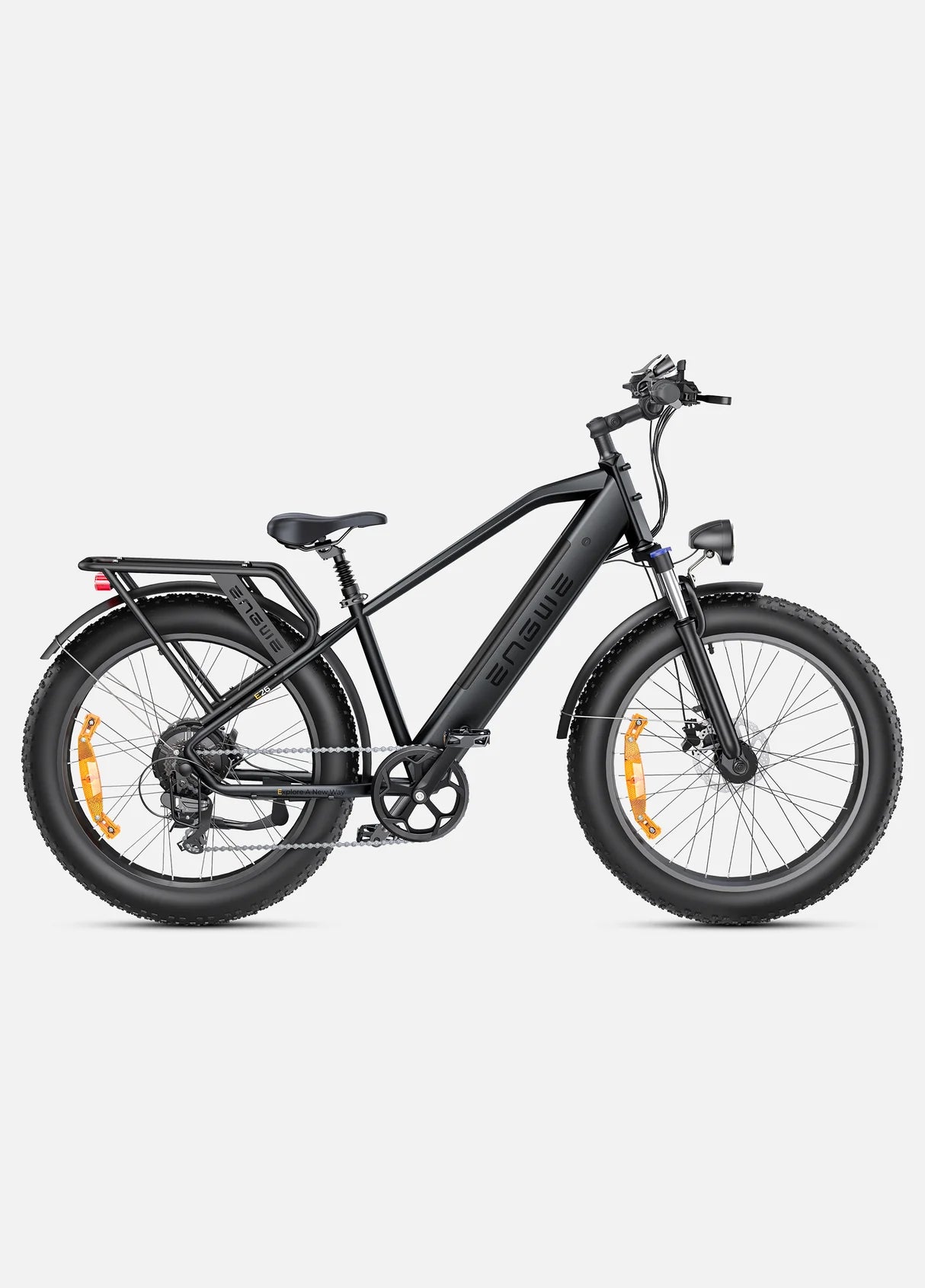 Fat bike ENGWE E26 High-step gris galaxie 250W 26 pouces vue de profil droit