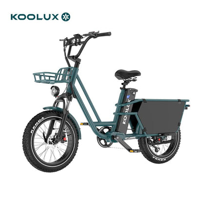 KOOLUX X7 Pro vélo électrique à pneus larges 20 pouces vue de coté gauche E-VELO