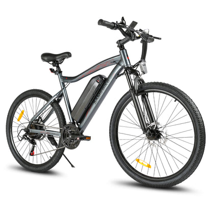 SAMEBIKE SY26-II gris Batterie lithium 36 V 13 Ah  vue de coté droit E-VELO