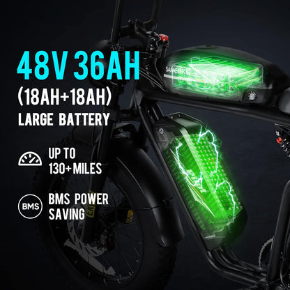 Transmission Shimano 7 vitesses SAMEBIKE M20-III