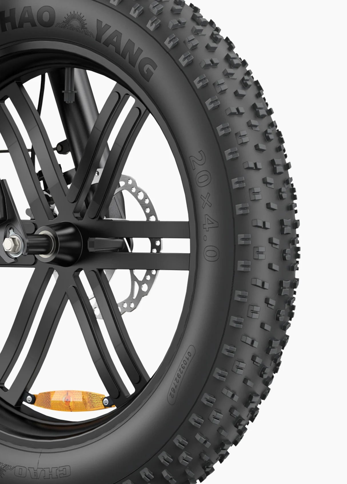 Pneu avant 20x4.0 pouces pour traction maximale du ENGWE L20 Boost