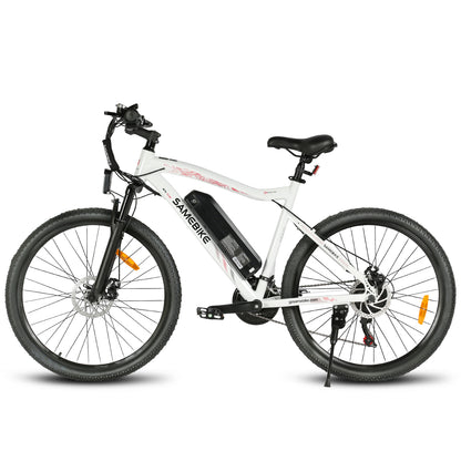 VTT électrique SAMEBIKE SY26-II blanc de profil gauche E-VELO