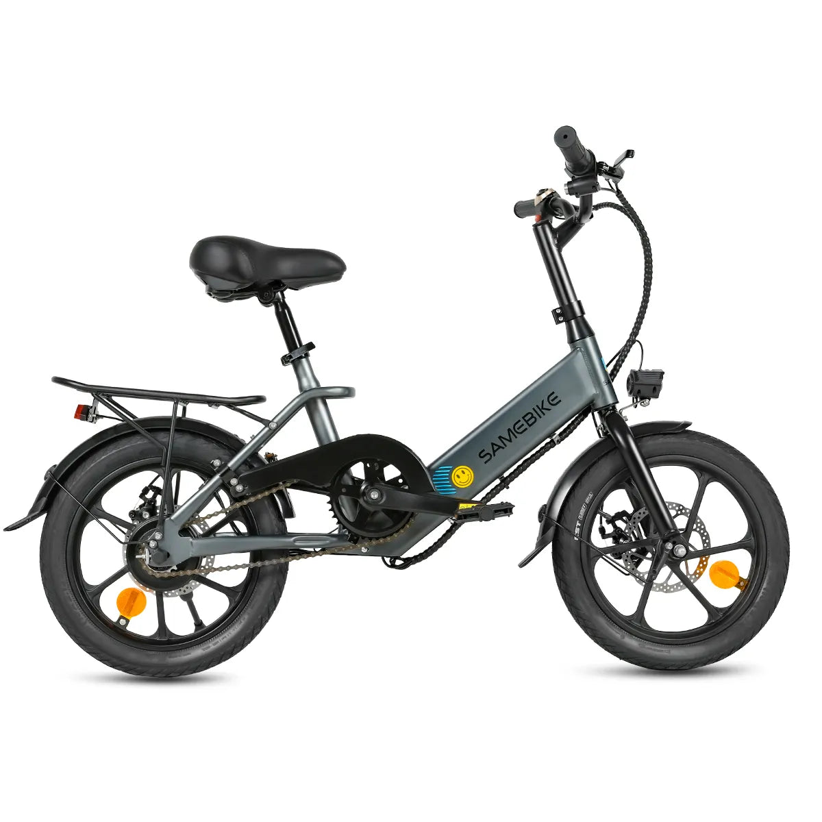 Vélo électrique pour ados SAMEBIKE V6 mini city e-bike vue de profil