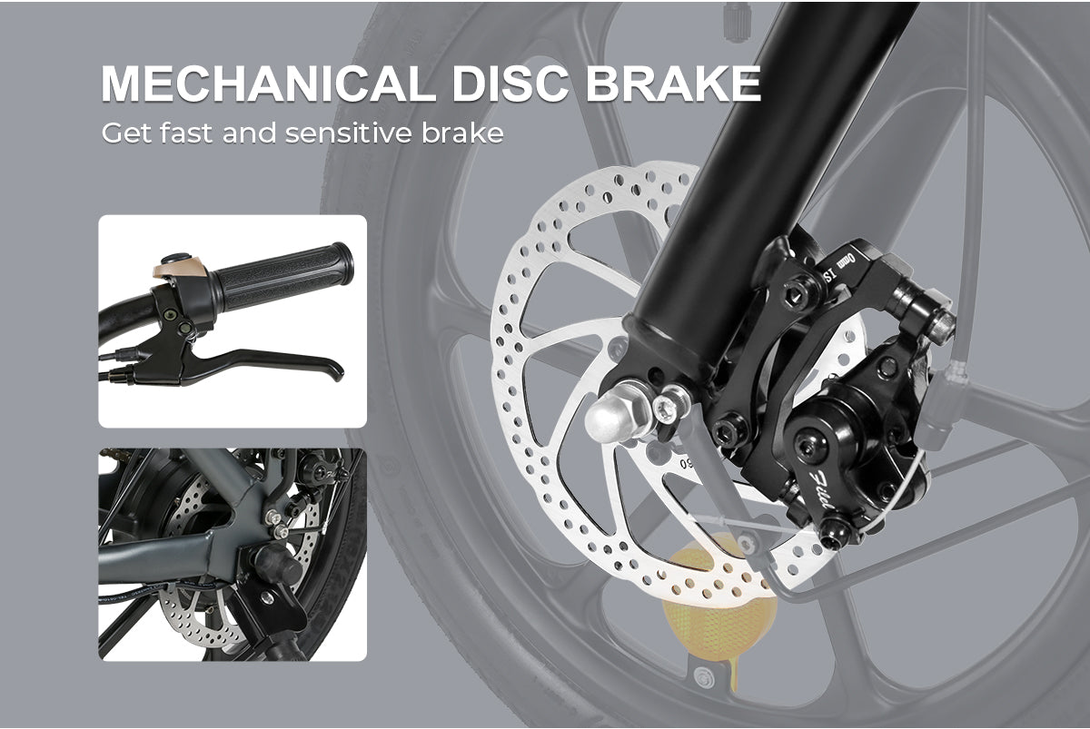 Roues compactes et pneus urbains haute adhérence SAMEBIKE V6