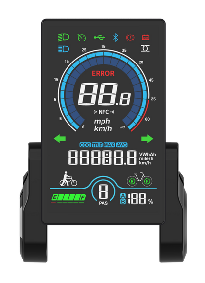 Compteur digital lcd SAMEBIKE LOTDM200 E-VELO