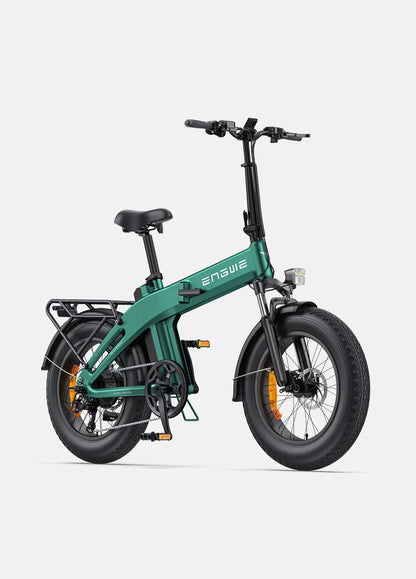 Fatbike ep-2 boost vert forêt batterie amovible 48v autonomie 120 km vue de coté droit