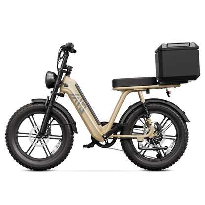 SAIBIKE R7 champagne avec porte bagage