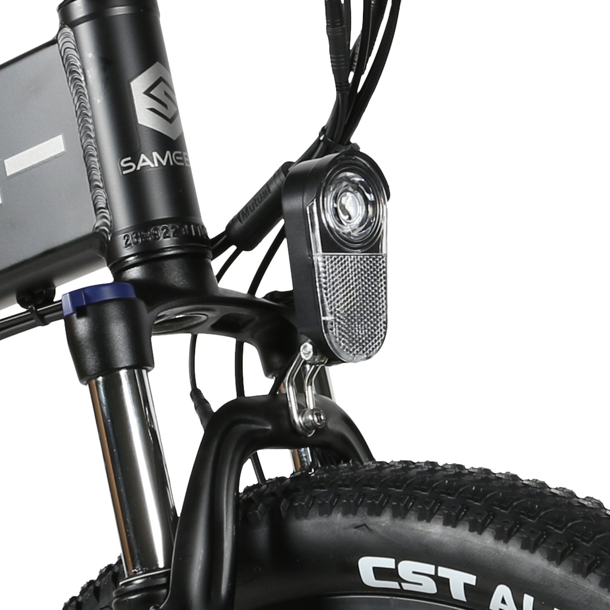 Phare LED haute luminosité du vélo électrique pliant SAMEBIKE LO26-II-YD 26 pouces
