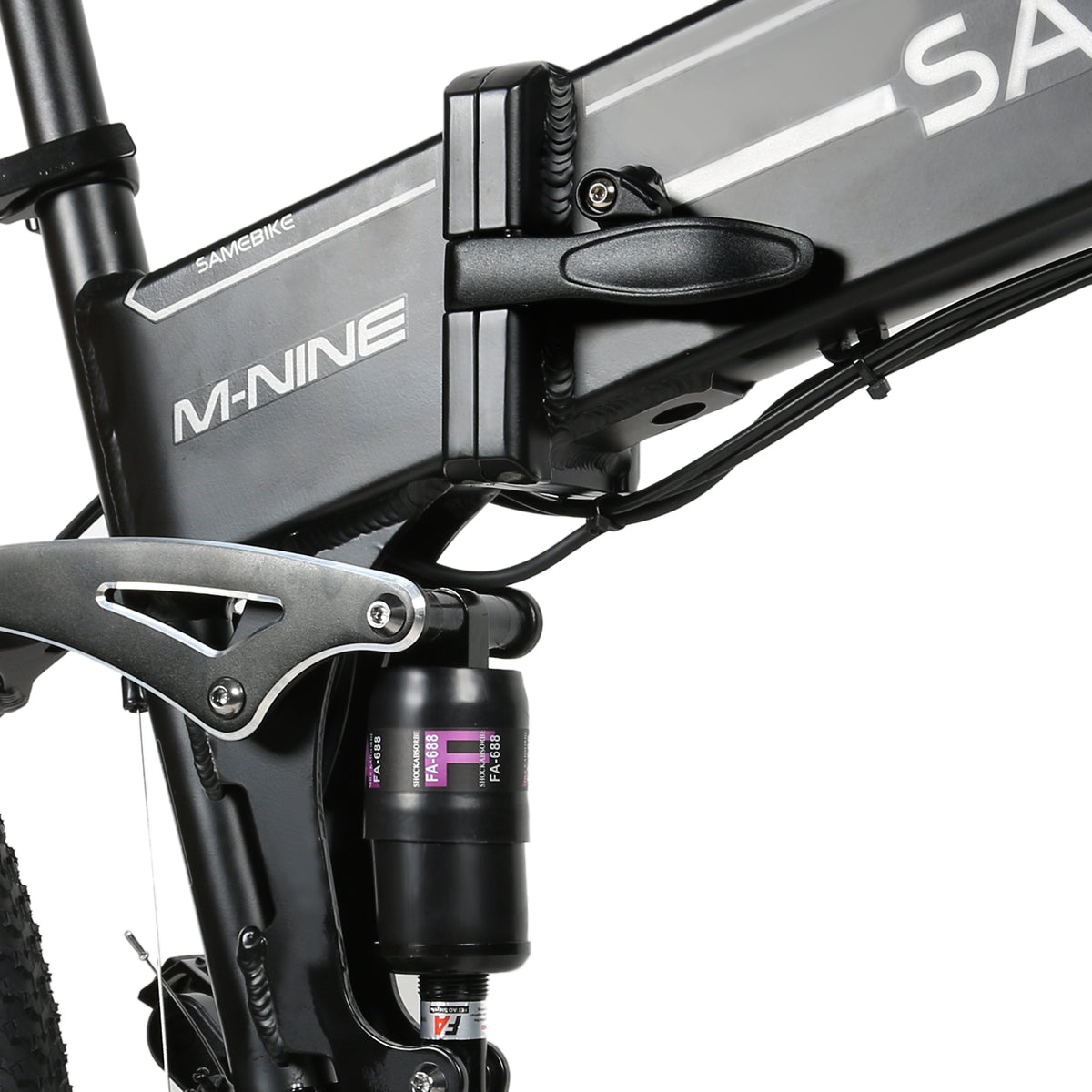 Système de pliage du vélo électrique SAMEBIKE LO26-II-YD 26 pouces