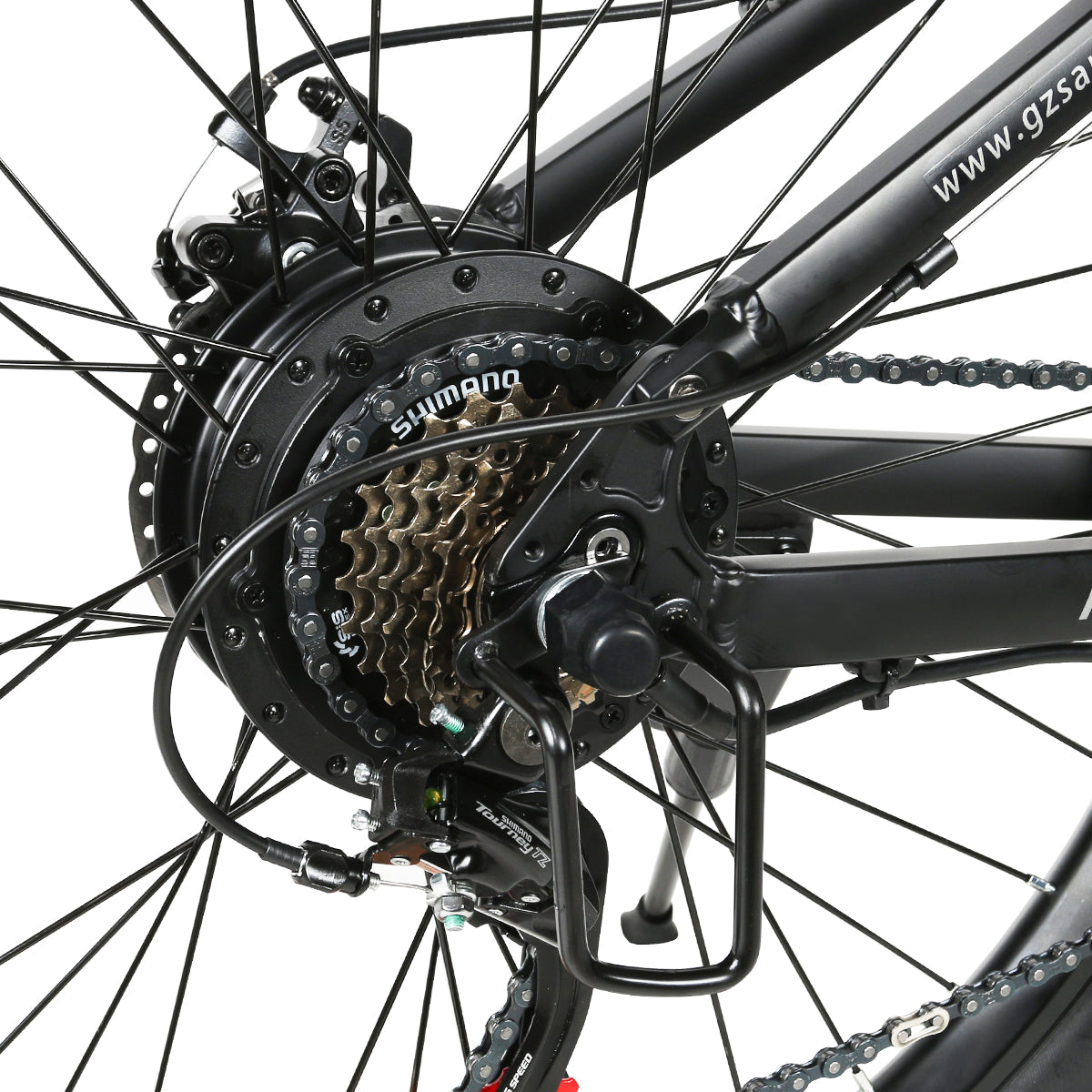 Dérailleur du vélo électrique pliant SAMEBIKE LO26-II-YD 26 pouces