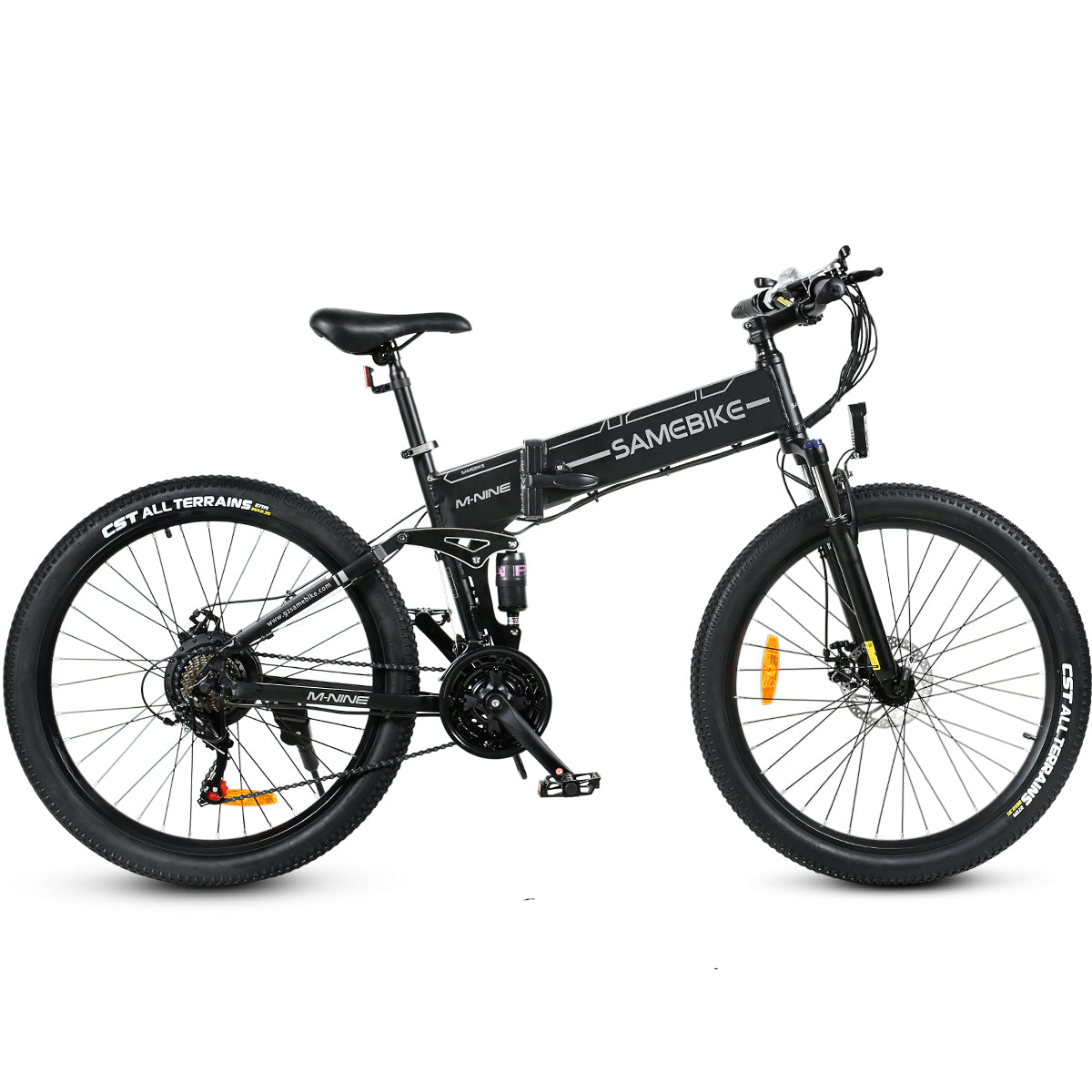 SAMEBIKE LO26-II-YD noir vélo électrique pliable 26 pouces avec moteur 900W et batterie 48V 14Ah