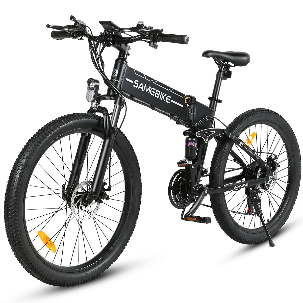 SAMEBIKE LO26-II-YD noir vélo électrique 26 pouces avec batterie lithium-ion amovible 48V 14Ah