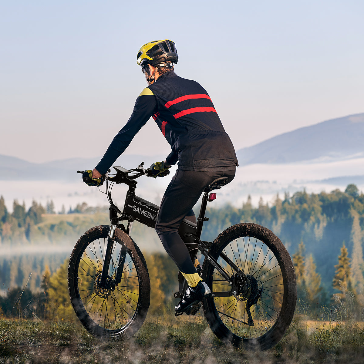 SAMEBIKE LO26-II-YD vélo électrique pliant tout-terrain 26 pouces en tout terrain 