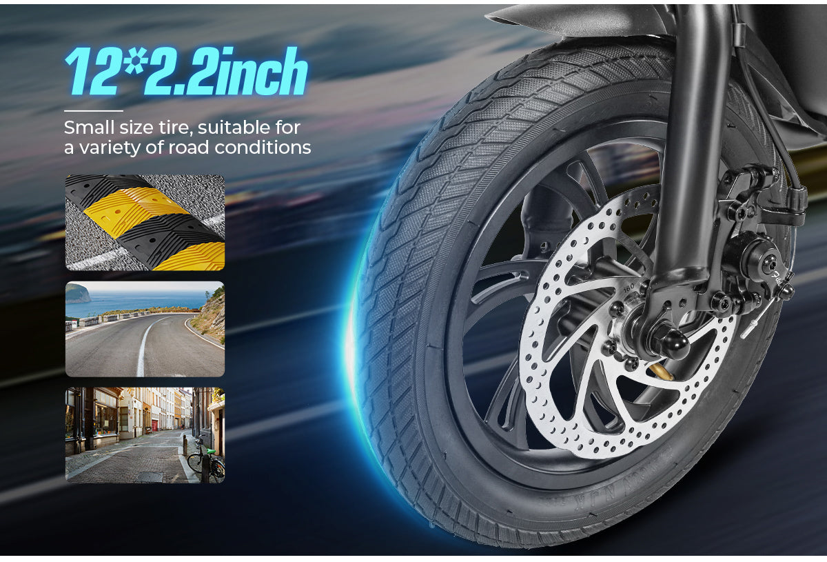 Batterie lithium 36V intégrée au cadre compact SAMEBIKE SM-C01
