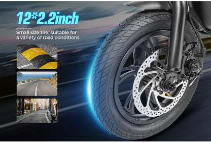 Batterie lithium 36V intégrée au cadre compact SAMEBIKE SM-C01