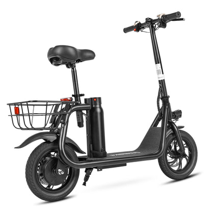 Draisienne électrique urbaine SAMEBIKE SM-C01 avec panier arrière