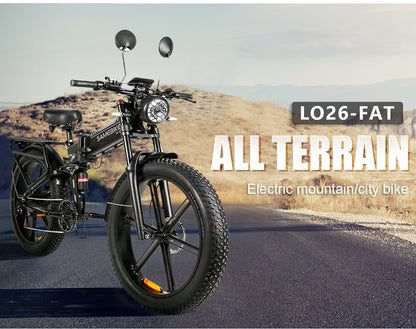 SAMEBIKE LO26-FAT pneus Fat Tire 26x4,0 pouces et frein à disque