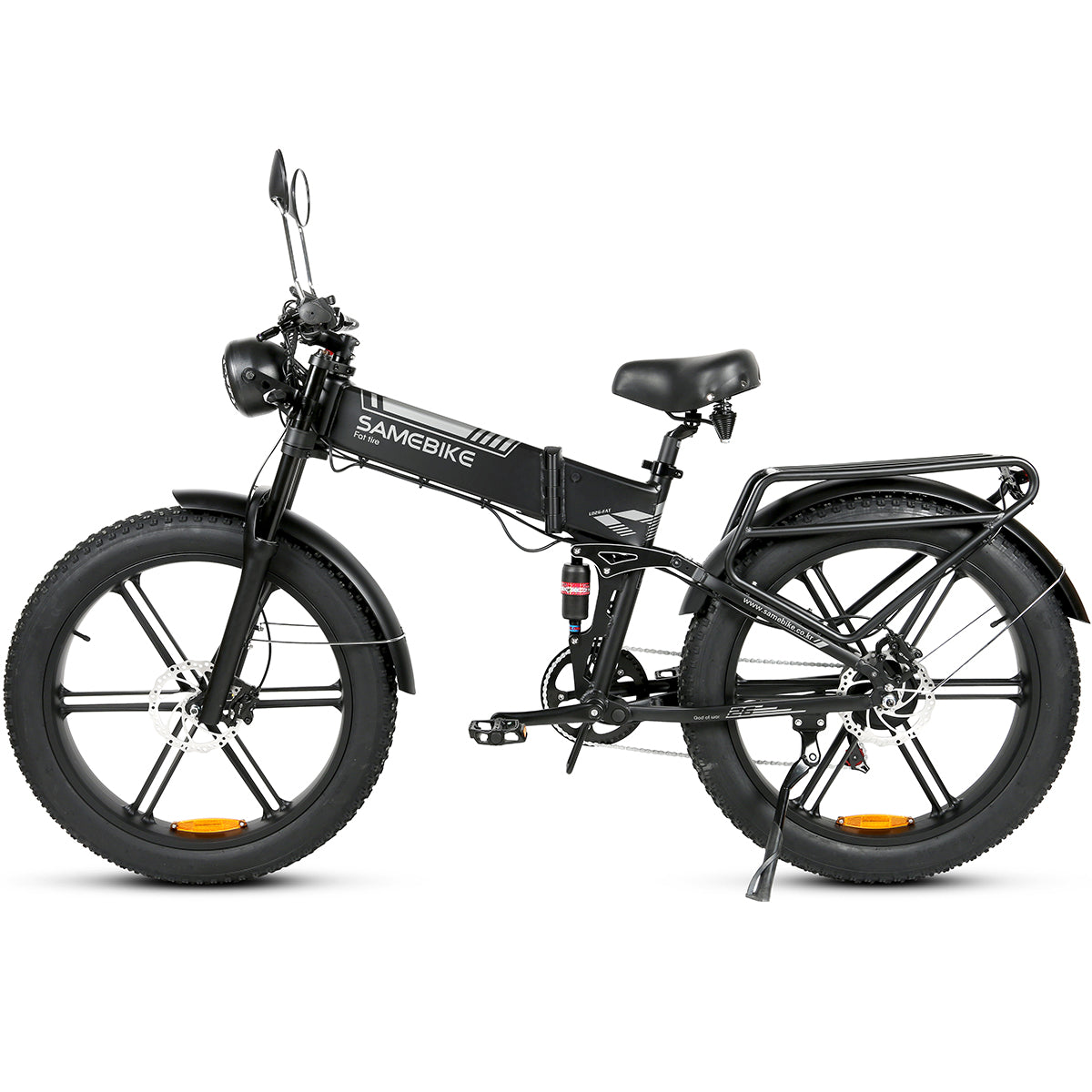 SAMEBIKE LO26-FAT Fat Bike électrique 500W - profil latéral complet
