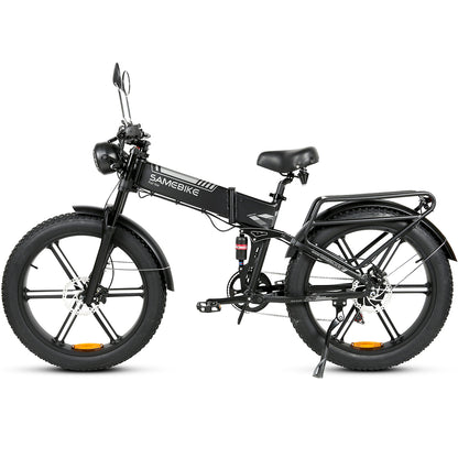 SAMEBIKE LO26-FAT Fat Bike électrique 500W - profil latéral complet