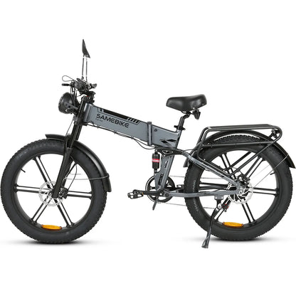 SAMEBIKE LO26-FAT cadre pliant en alliage d'aluminium et batterie