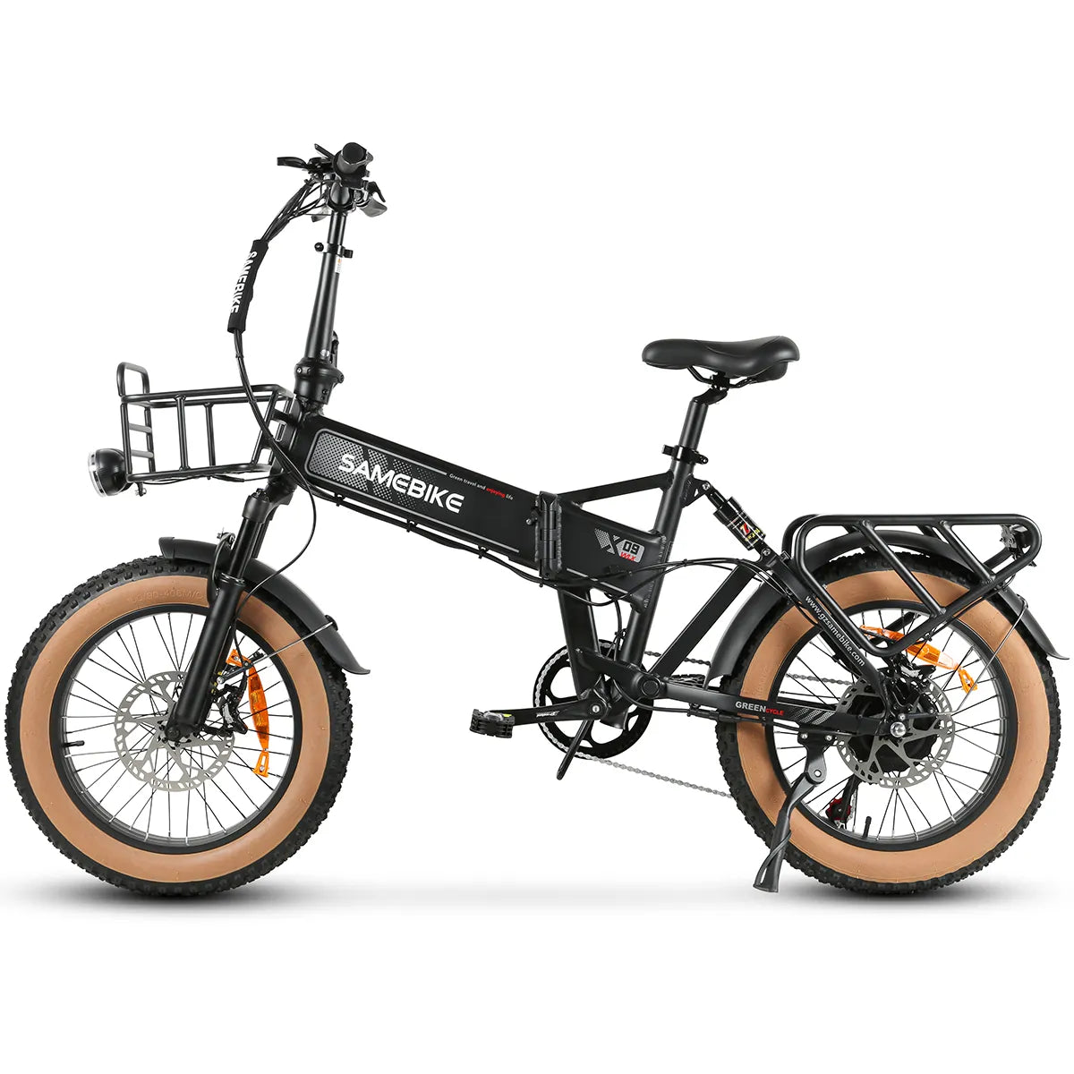 SAMEBIKE XWLX09-II electric mountain bike - frame and battery detail