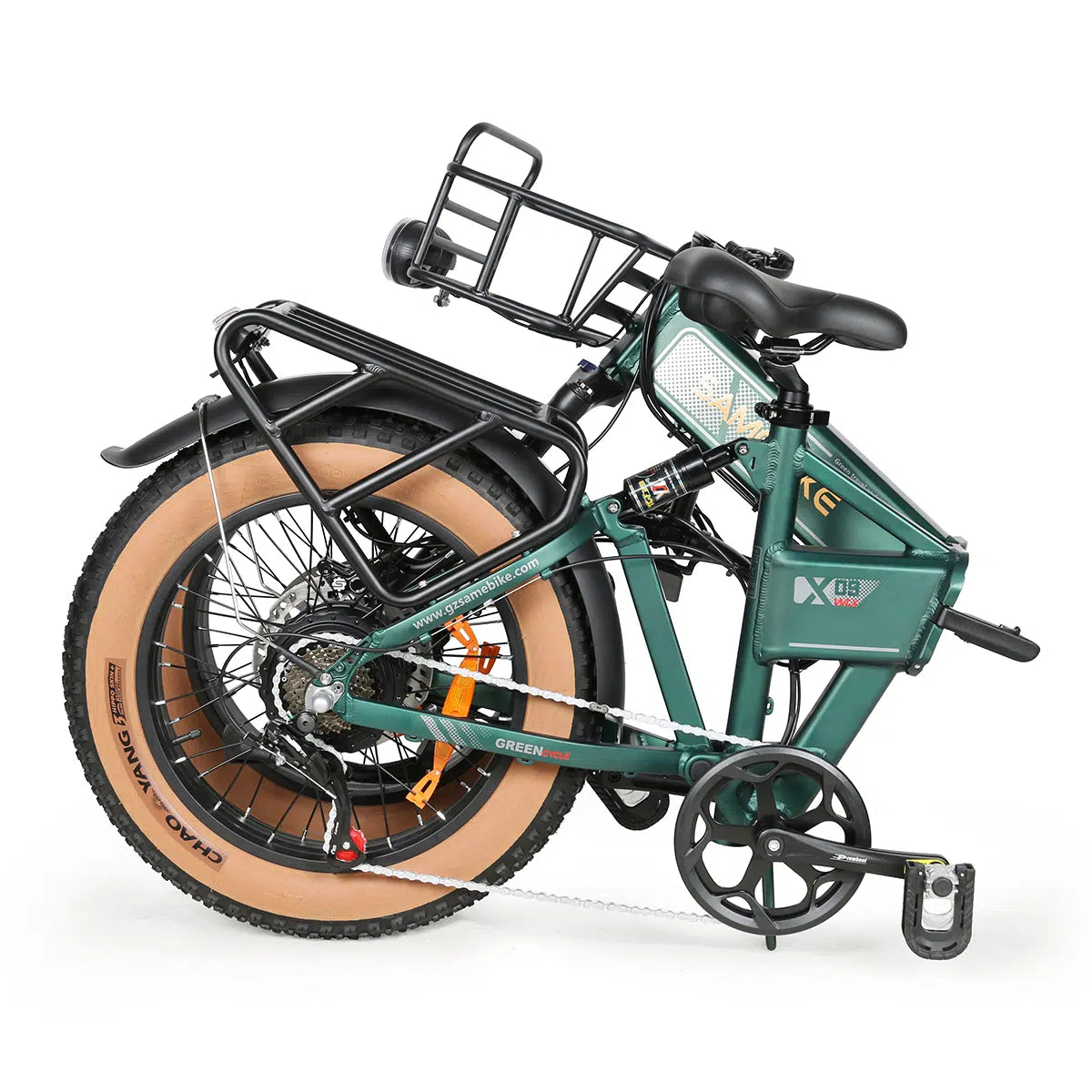 SAMEBIKE XWLX09-II handlebar controls and LCD display