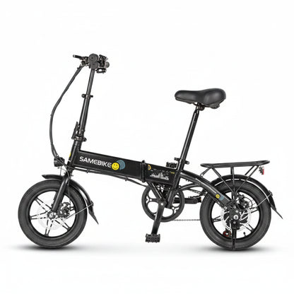 SAMEBIKE YINYU14 noir vélo électrique 250W batterie 36V 7.8Ah cadre pliant compact