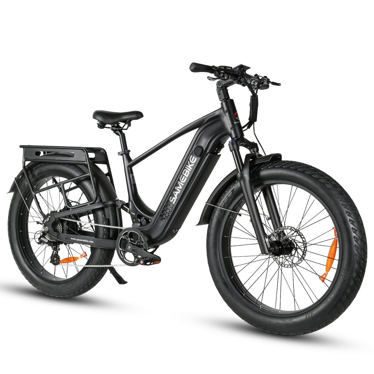 SAMEBIKE STORM – Fatbike électrique 26×4.0″, 250W, 48V 20Ah, autonomie jusqu’à 140 km