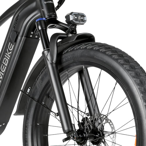 SAMEBIKE STORM – Fatbike électrique 26×4.0″, 250W, 48V 20Ah, autonomie jusqu’à 140 km