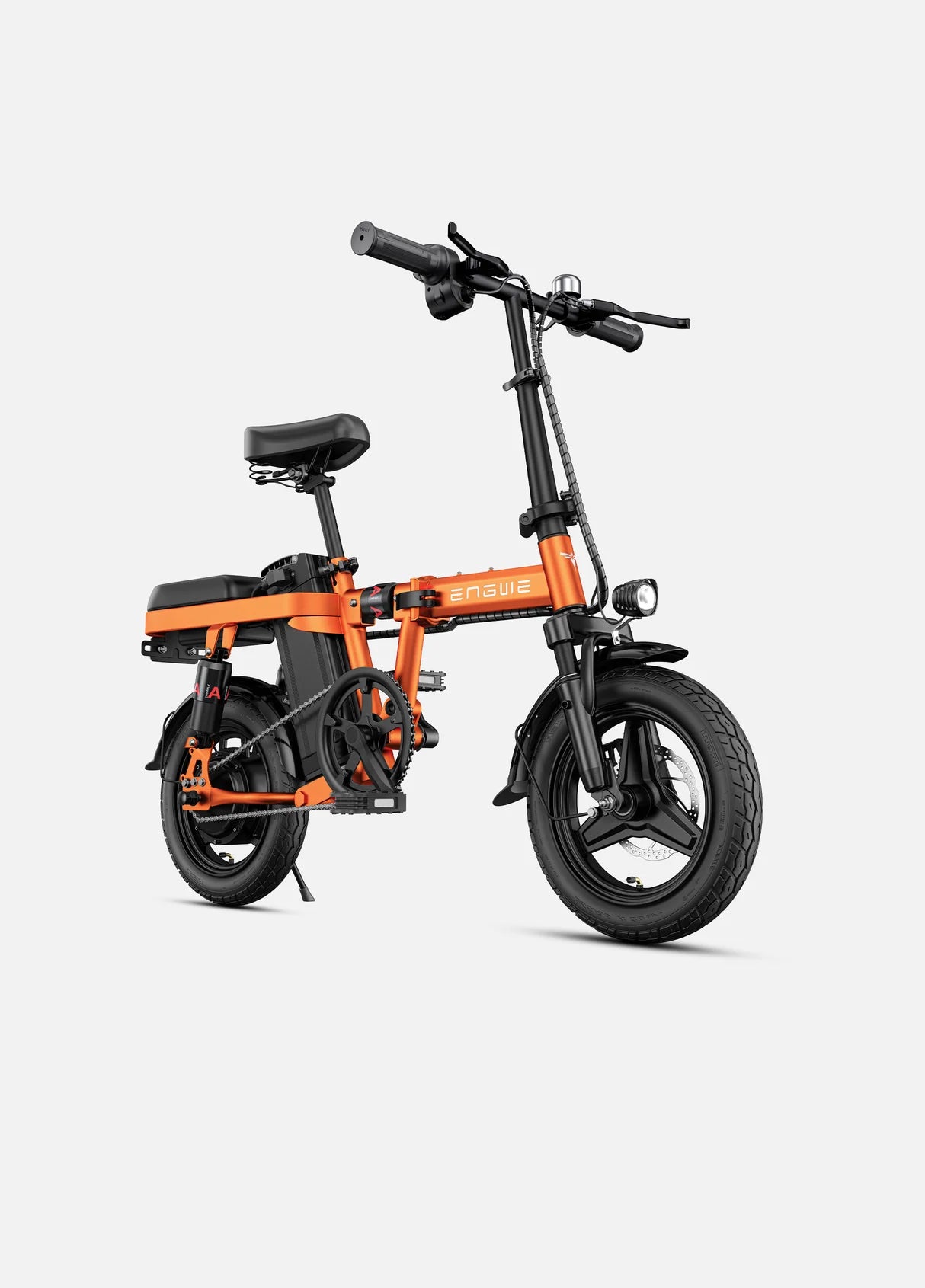 Vélo électrique pliable ENGWE T14 orange 250W, batterie 48V, autonomie 40 km, cadre aluminium