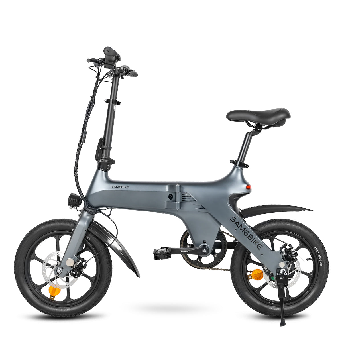 Mécanisme de pliage rapide du cadre vélo électrique SAMEBIKE V8