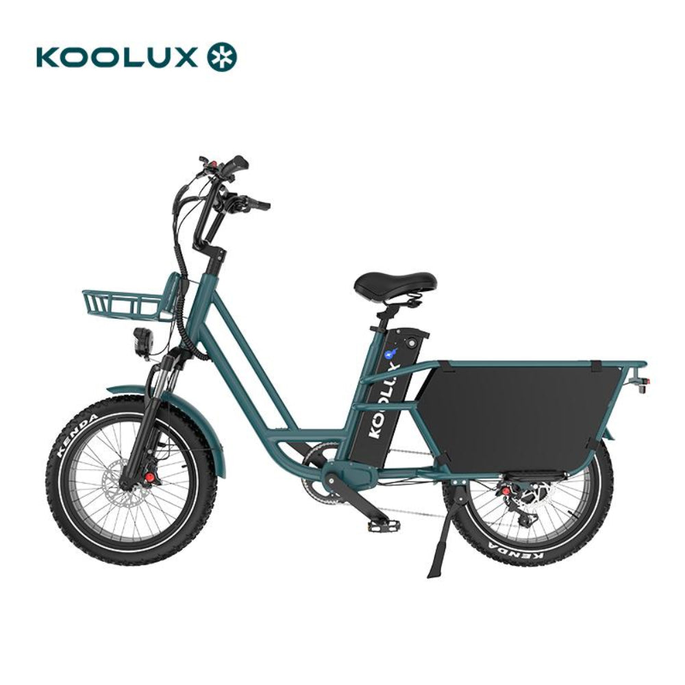 KOOLUX X7 Pro batterie lithium-ion amovible 48 V 25 Ah vue de profil gauche E-VELO