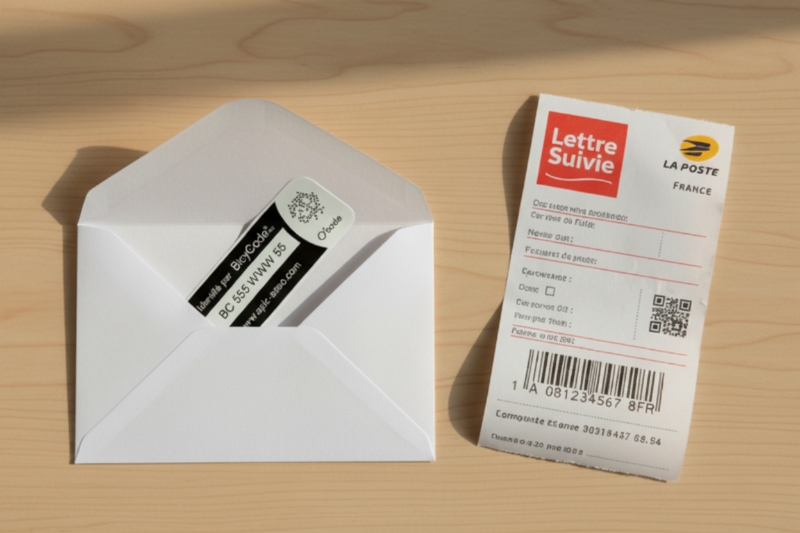 Service d’identification vélo en ligne avec enregistrement dans la base FNUCI et livraison par courrier suivi de l’étiquette Bicycode